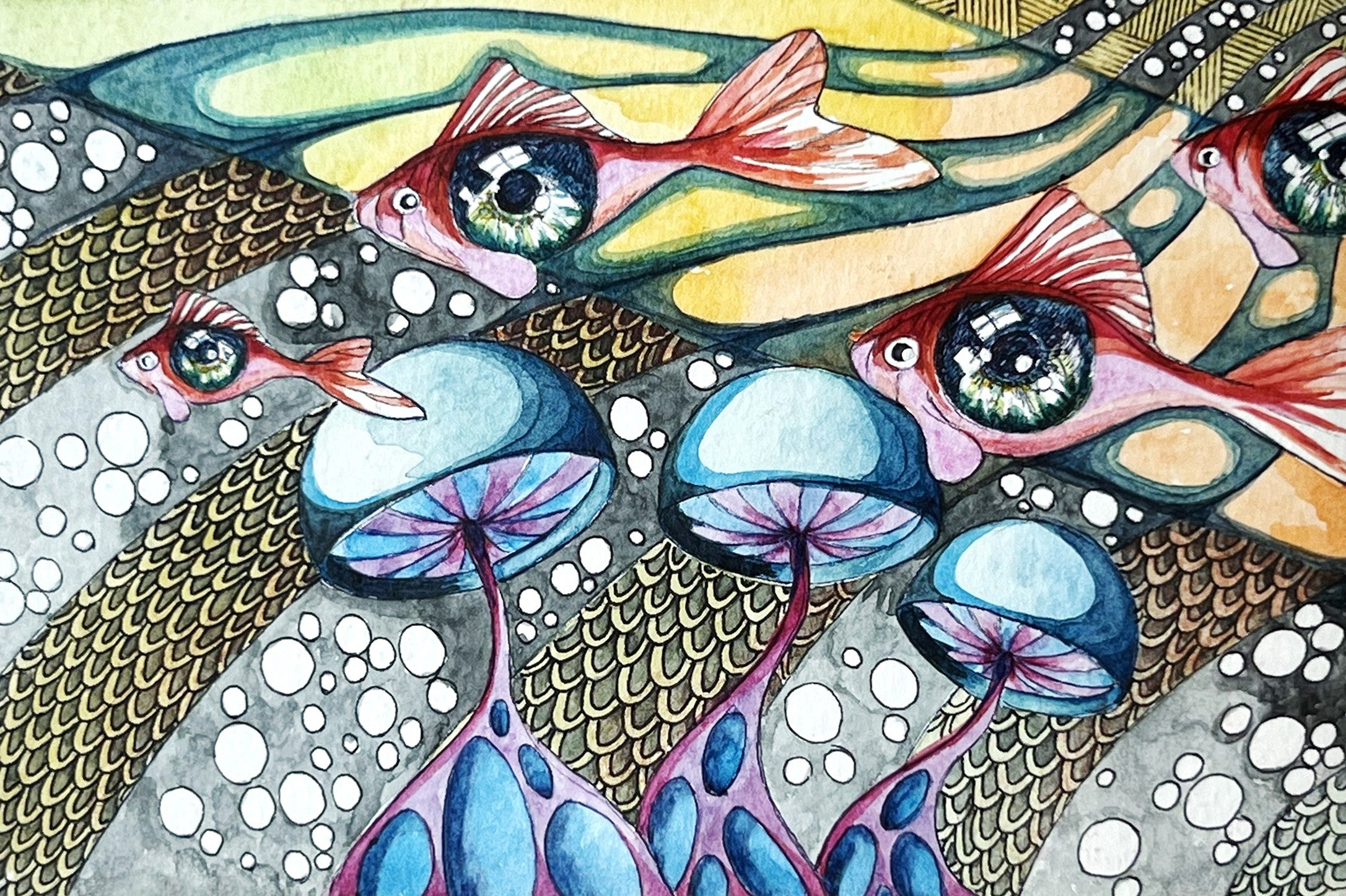 Where the eyes drift